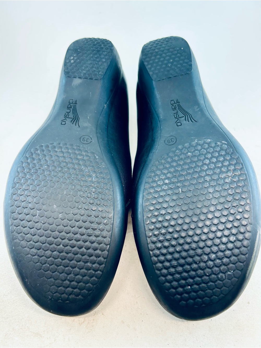 Dansko Black Milled Nappa Leather Farah Smoking Loafers, size 39 8.5 9 - Picture 9 of 11